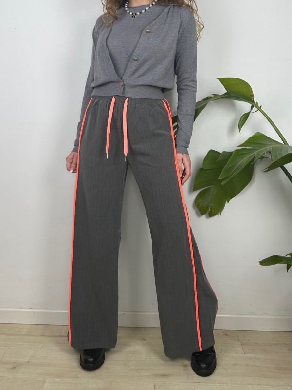 PANTALONI JOGGERS GESSATO