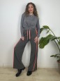 PANTALONI JOGGERS GESSATO