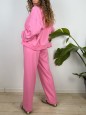 PANTALONI TUTA SIMON LUMINA ROSA