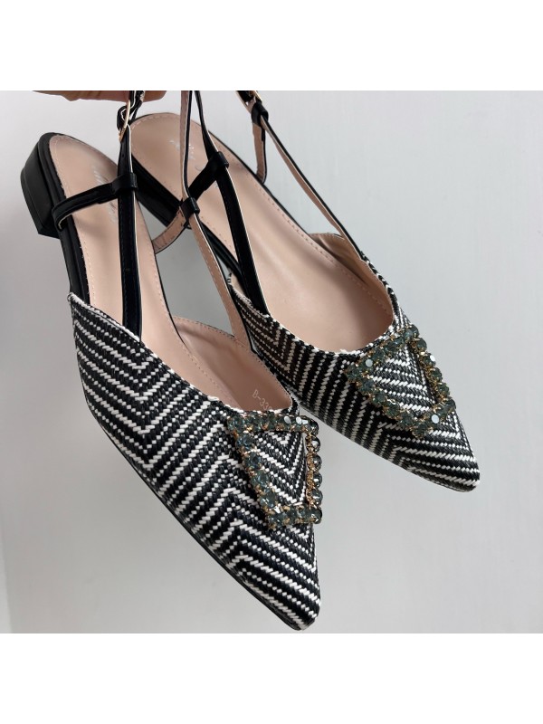 SLINGBACK VENICE NERO