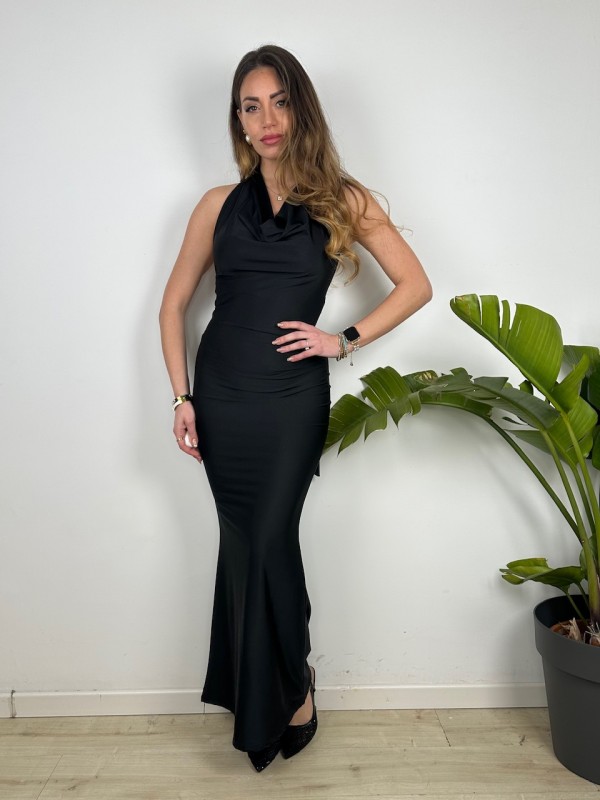 LONG DRESS SILVY NERO