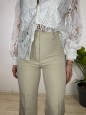 PANTALONI FLARE MARLEN BEIGE