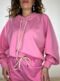 FELPA LUMINA CAPPUCCIO FUCSIA
