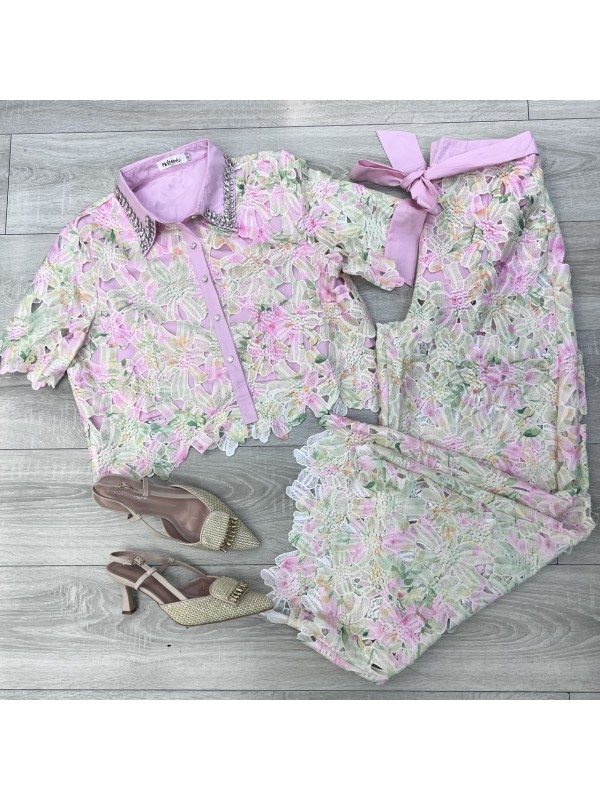 CO ORD SET PRIMAVERA ROSA