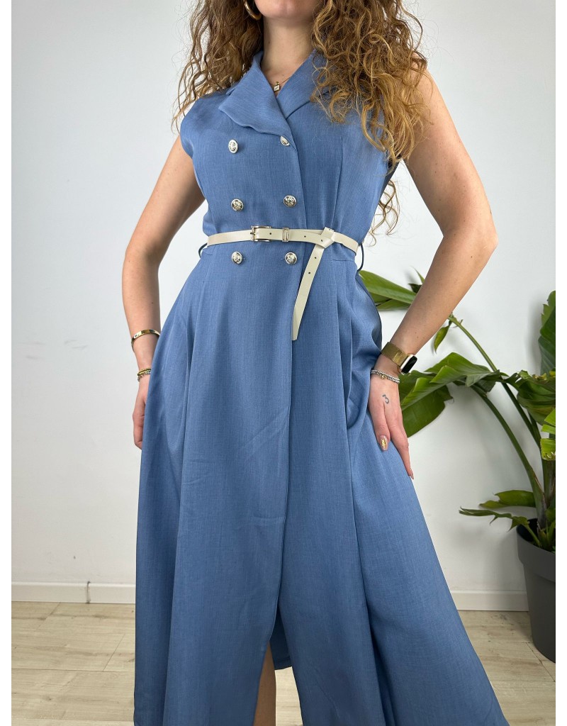 LONG DRESS HAPPY BLU