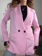 BLAZER DOPPIO PETTO ROSA