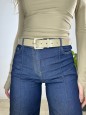 JEANS WIDE LEG BLUE CON CINTURA