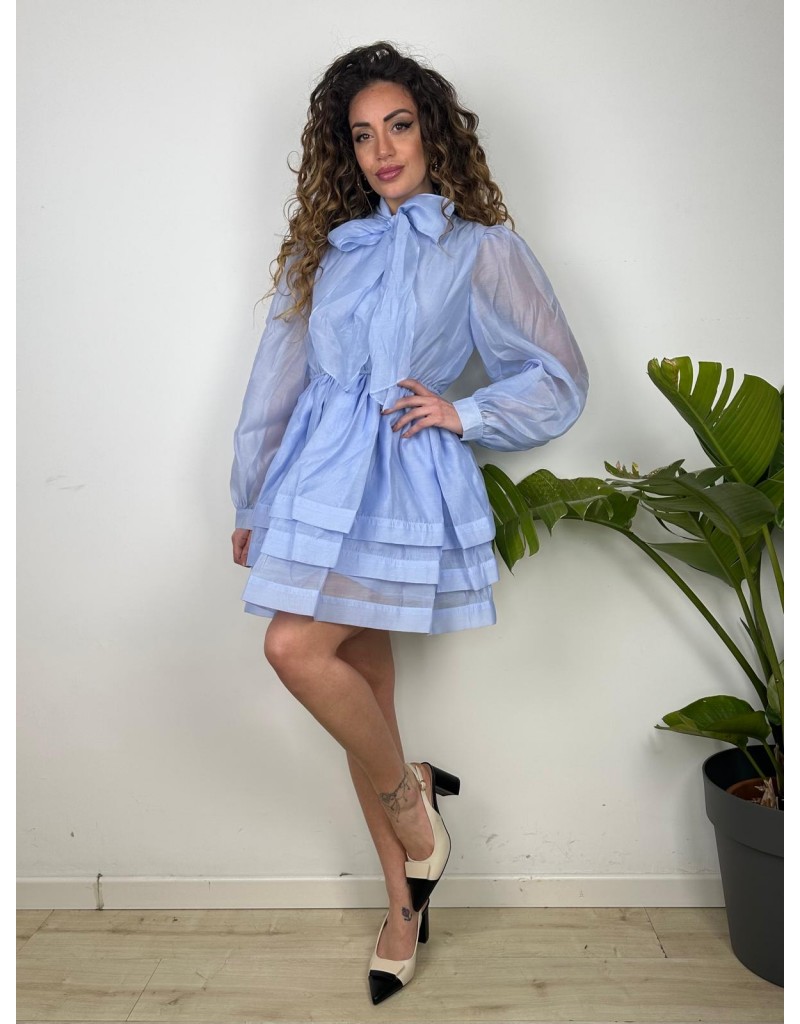 DRESS MONIQUE AZZURRO