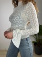 MAGLIA PIZZO BIANCA