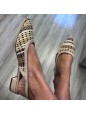 SLINGHBACK BASSO BEIGE