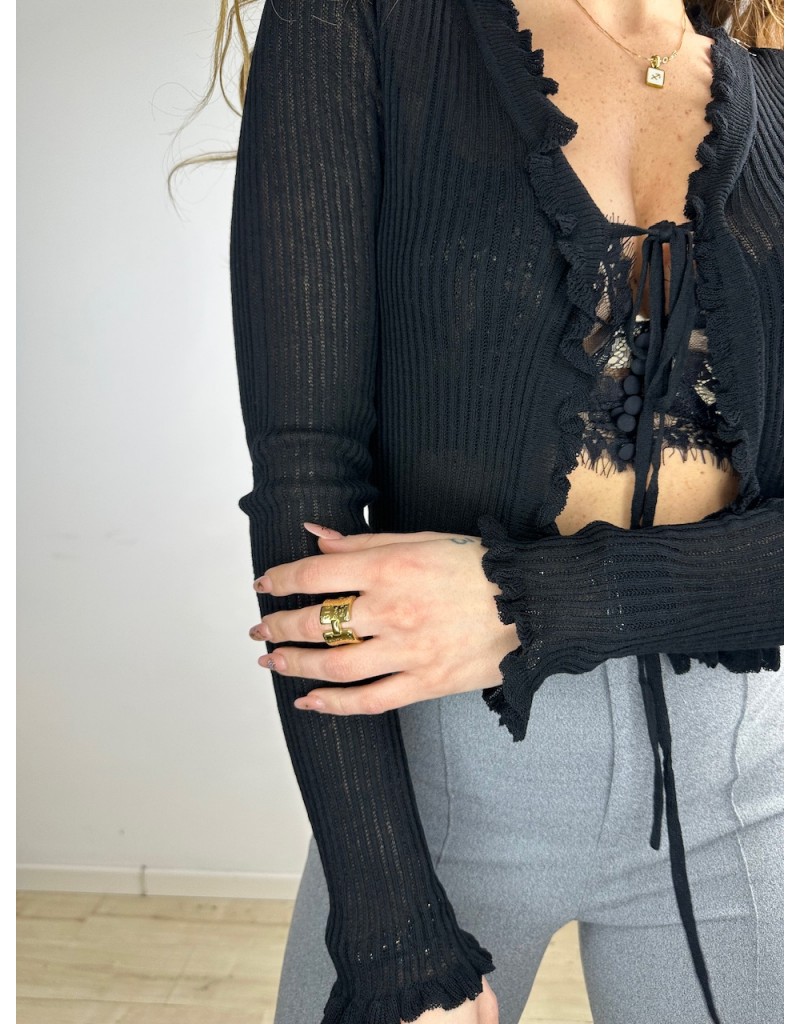 CARDIGAN ISABEL NERO
