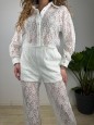 CO ORD SET PIZZO BIANCO