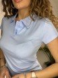POLO BASIC AZZURRA