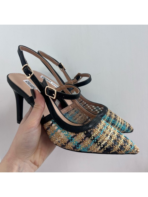 SLINGHBACK RENATA BLU