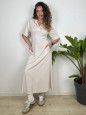 LONG DRESS POLO BEIGE