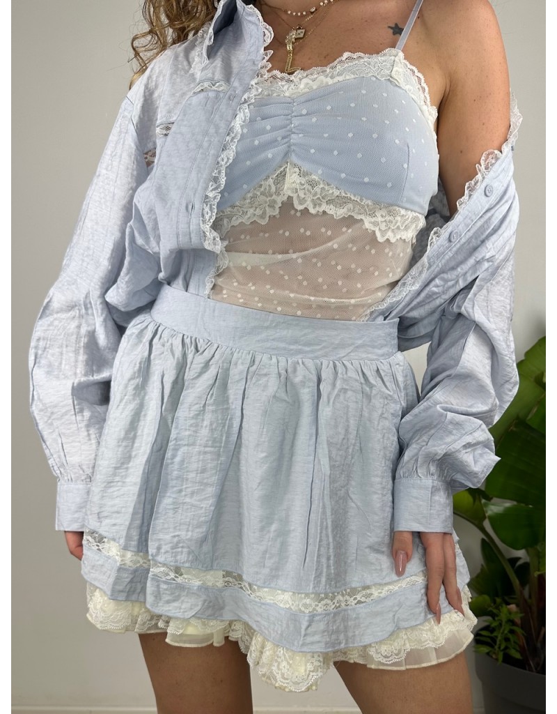 CO ORD SET BARBARA AZZURRO