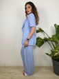 CO ORD SET 3 PEZZI KAMY AZZURRO