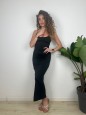LONG DRESS LICRA NERO