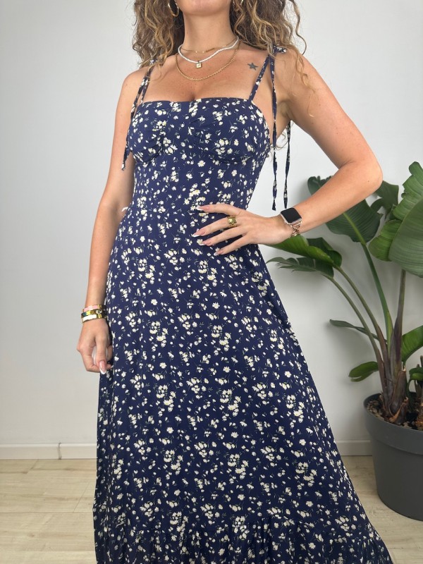 LONG DRESS BELEN BLU