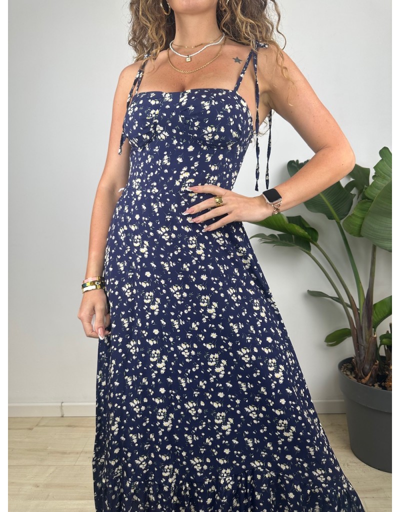 LONG DRESS BELEN BLU