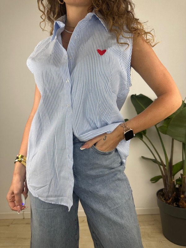 CAMICIA RELY AZZURRA