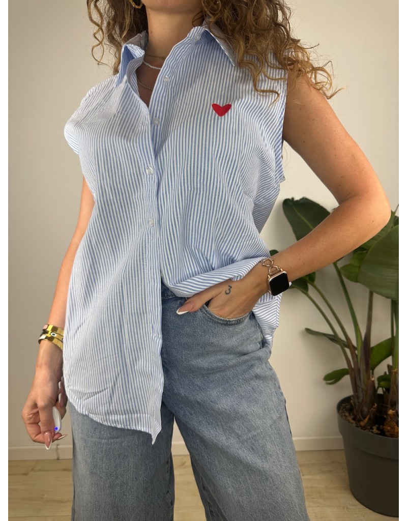 CAMICIA RELY AZZURRA