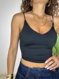 CROT TOP SIMPLY LICRA NERO