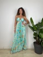 LONG DRESS MILENA VERDE ACQUA
