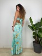 LONG DRESS MILENA VERDE ACQUA