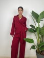 TAILLEUR FEDERICA BORDEAUX