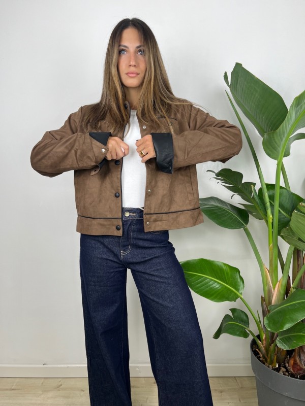 JACKET SERENA MARRONE
