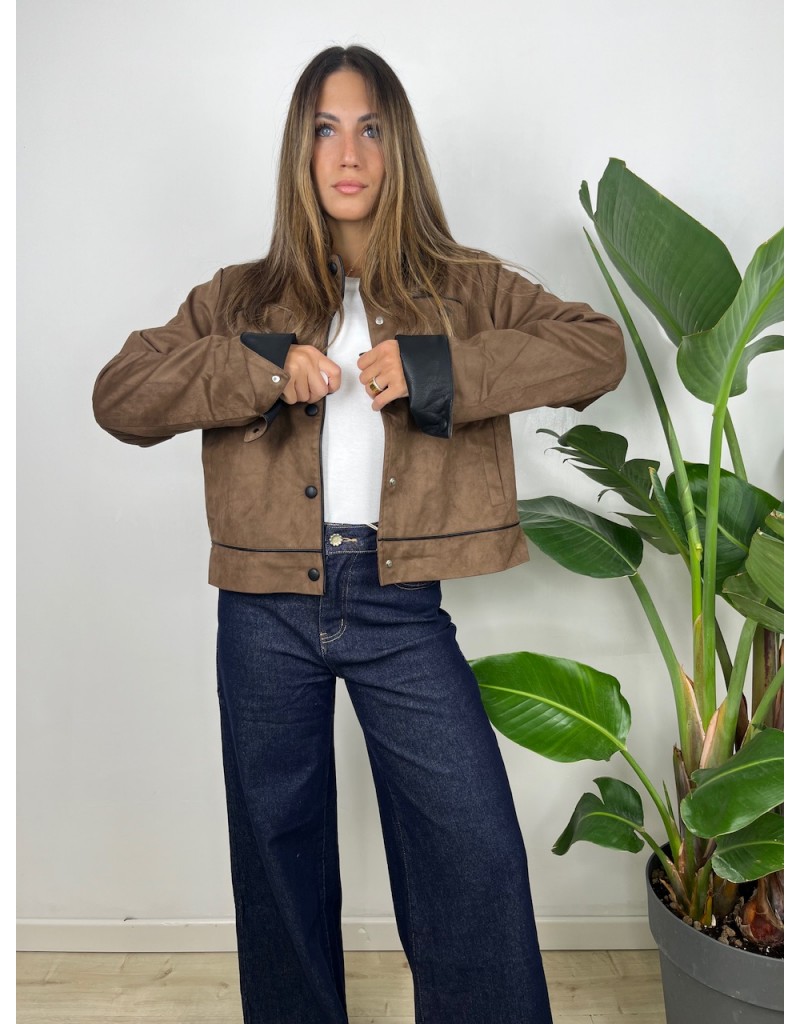 JACKET SERENA MARRONE