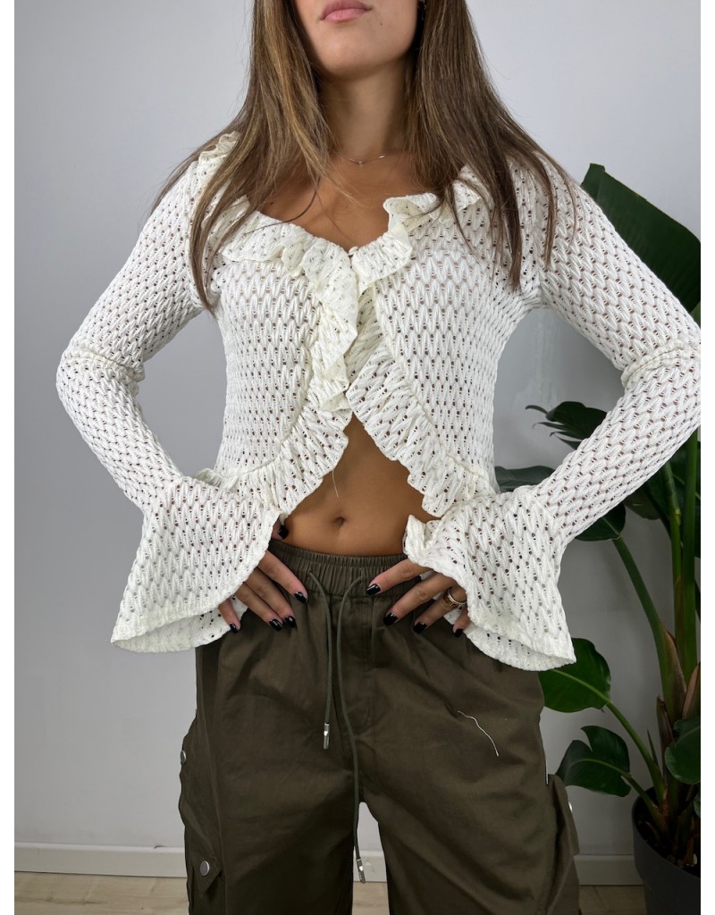 CARDIGAN SOLEIL PANNA