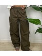 PANTALONI CARGO KALY VERDE
