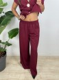 CO ORD SET SOLE BORDEAUX