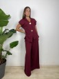 CO ORD SET SOLE BORDEAUX
