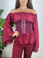 BLUSA MARLEN BORDEAUX