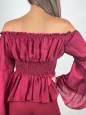 BLUSA MARLEN BORDEAUX