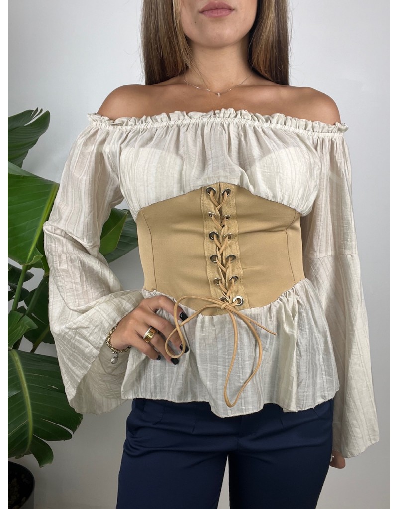 BLUSA MARLEN BEIGE