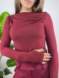 MAGLIA VALERIA BORDEAUX