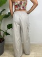 PANTALONI CARGO BEIGE