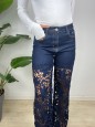 JEANS MACRAME BLU