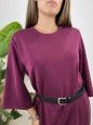 DRESS MONICA BORDEAUX