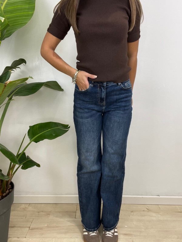 JEANS WIDE LEG MEDIO
