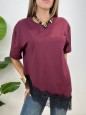 T-SHIRT MONICA LUMINA BORDEAUX