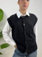 PULL GILET JOLIA NERO