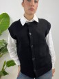 PULL GILET JOLIA NERO