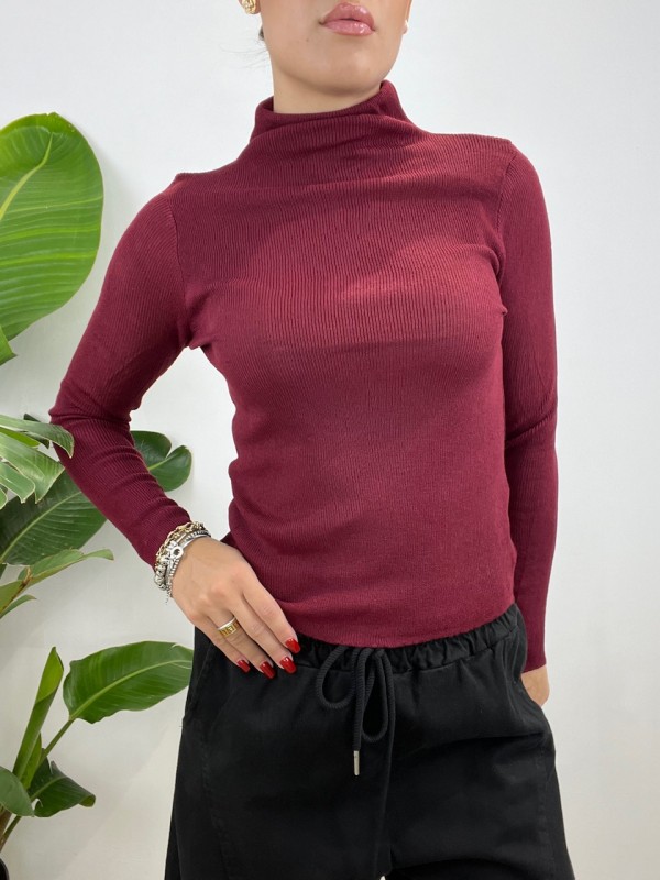 PULL DOLCEVITA KIM BORDEAUX