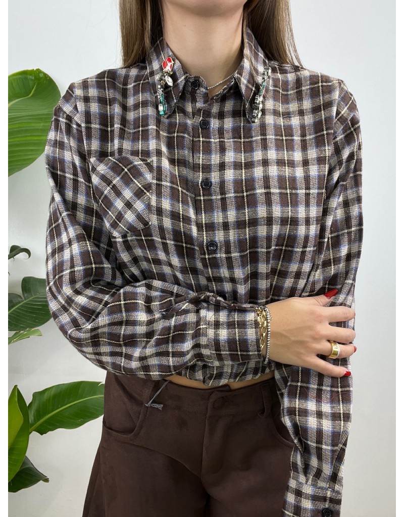 CAMICIA DARIA MARRONE