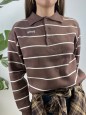 PULL POLO JULIET MARRONE